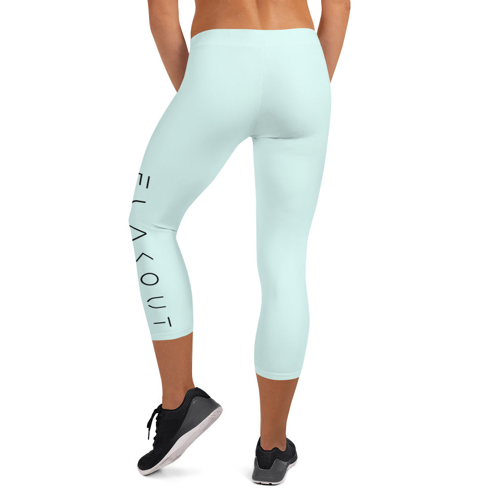 Polar Pearl Women's Capri Leggings - FLAKOUT