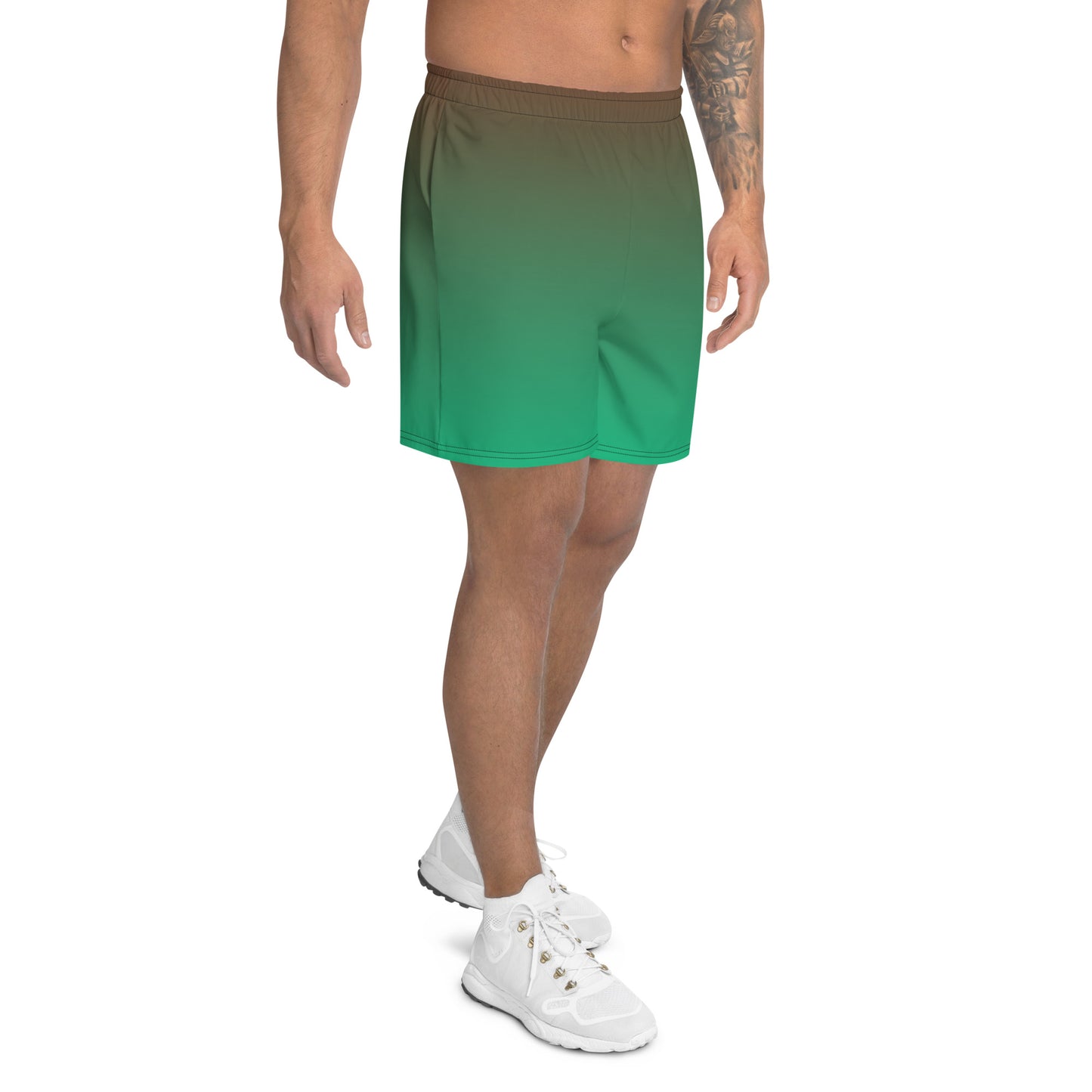 FLAKOUT Sport Lively Leaf Men's Recycled Athletic Shorts - FLAKOUT