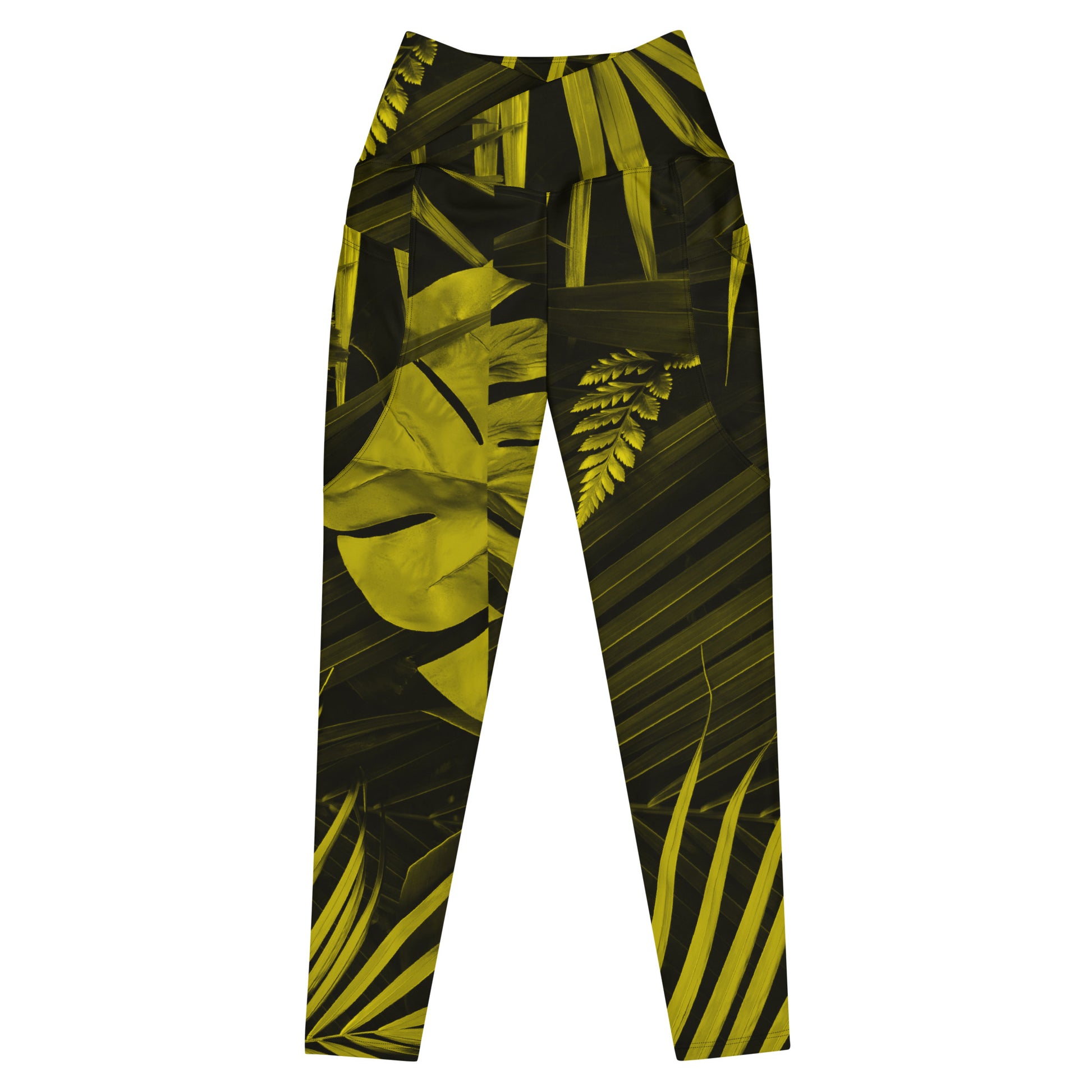 Yellowaze Women's Recycled Crossover Leggings With Pockets - FLAKOUT