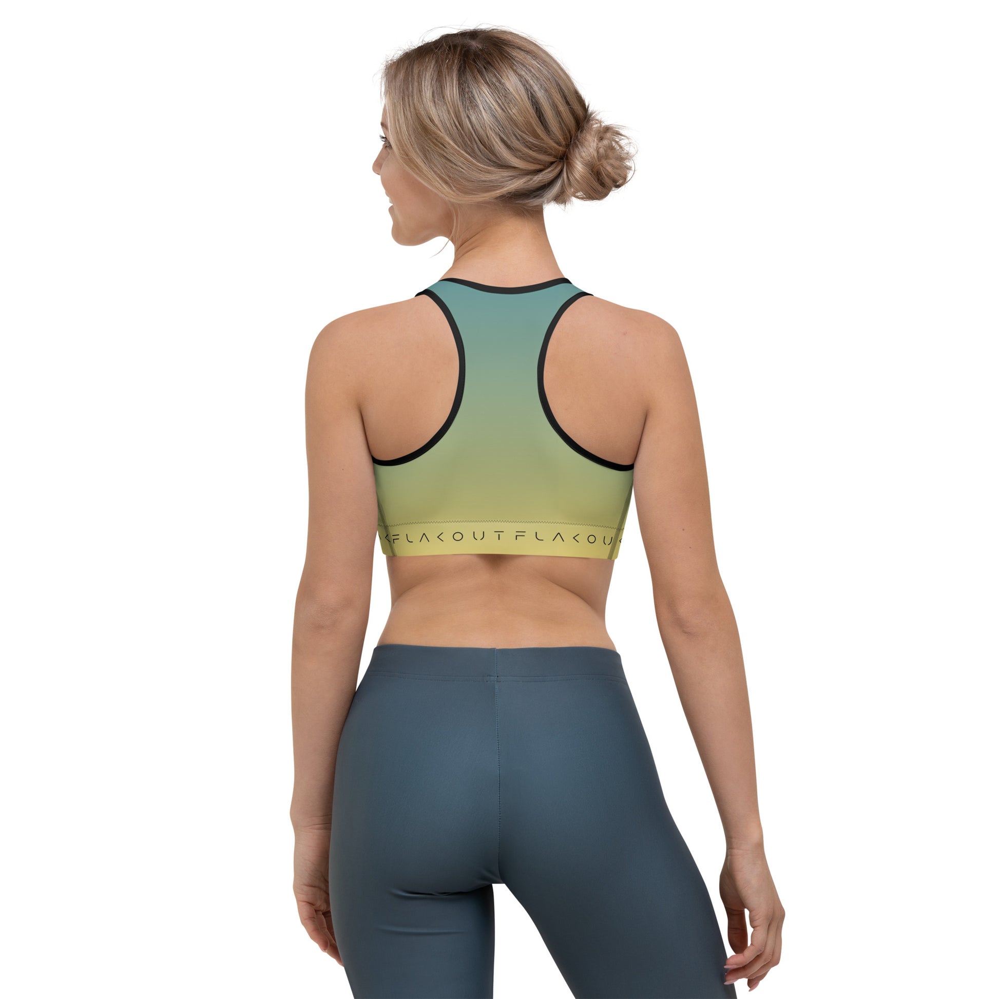 Oceanic Dawn Women's Sports Performance Bra - FLAKOUT