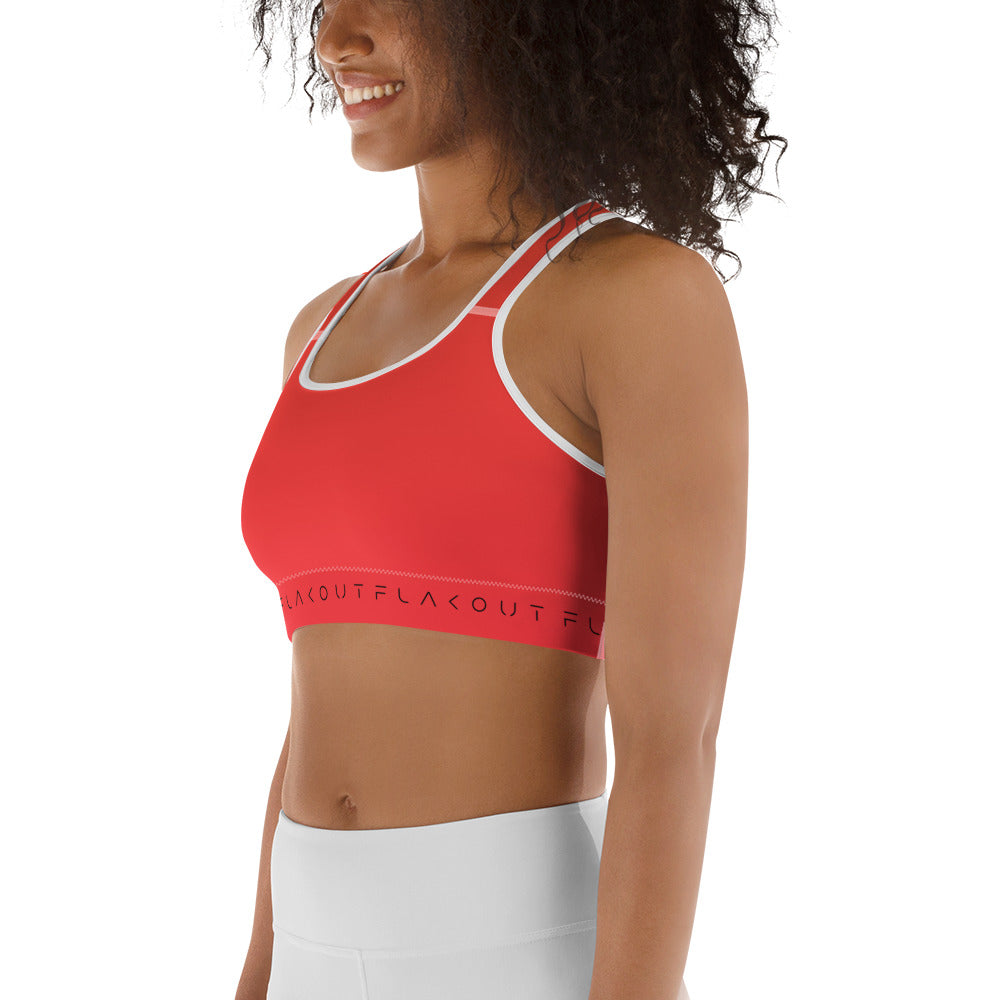 Sunset Shimmer Women's Sports Performance Bra - FLAKOUT