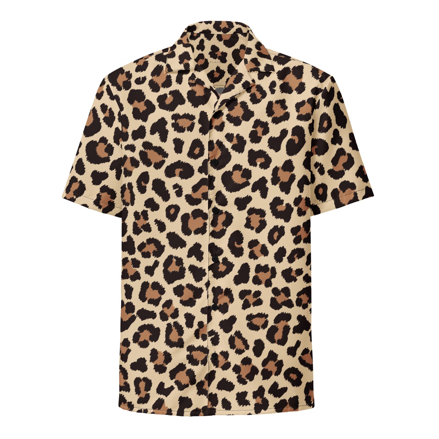 Leopar Chic Feline Button Shirt - FLAKOUT