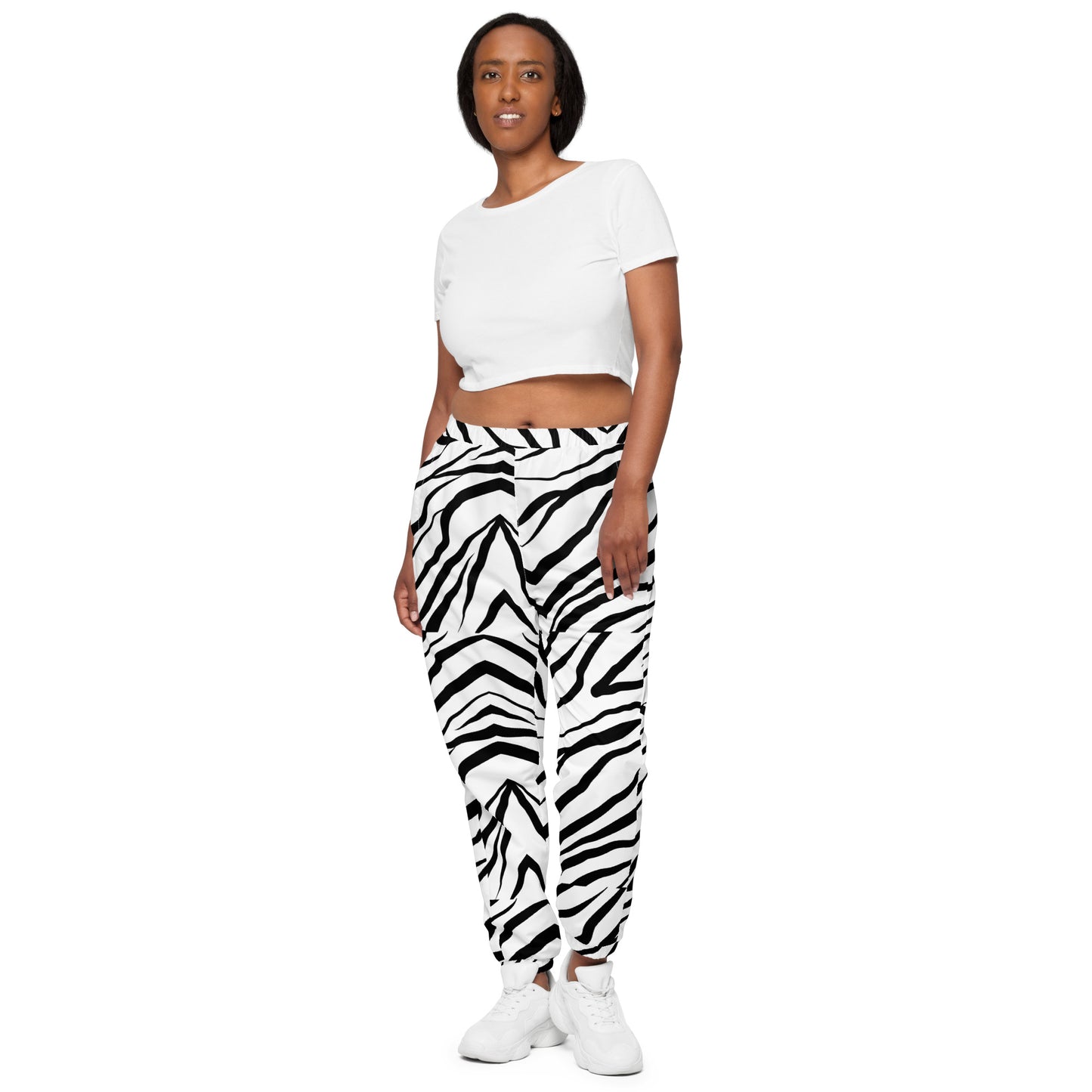 Striped Zebra Vibrance Track Pants - FLAKOUT