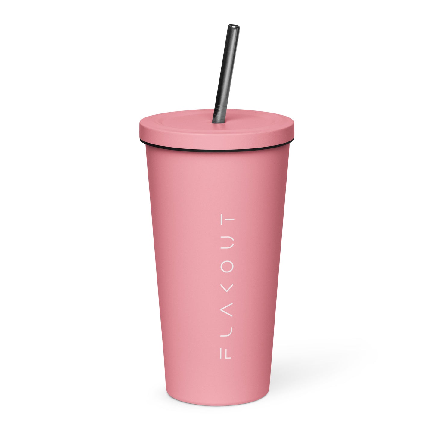 Vivid Existence Live Your Life Insulated Tumbler With A Straw - FLAKOUT