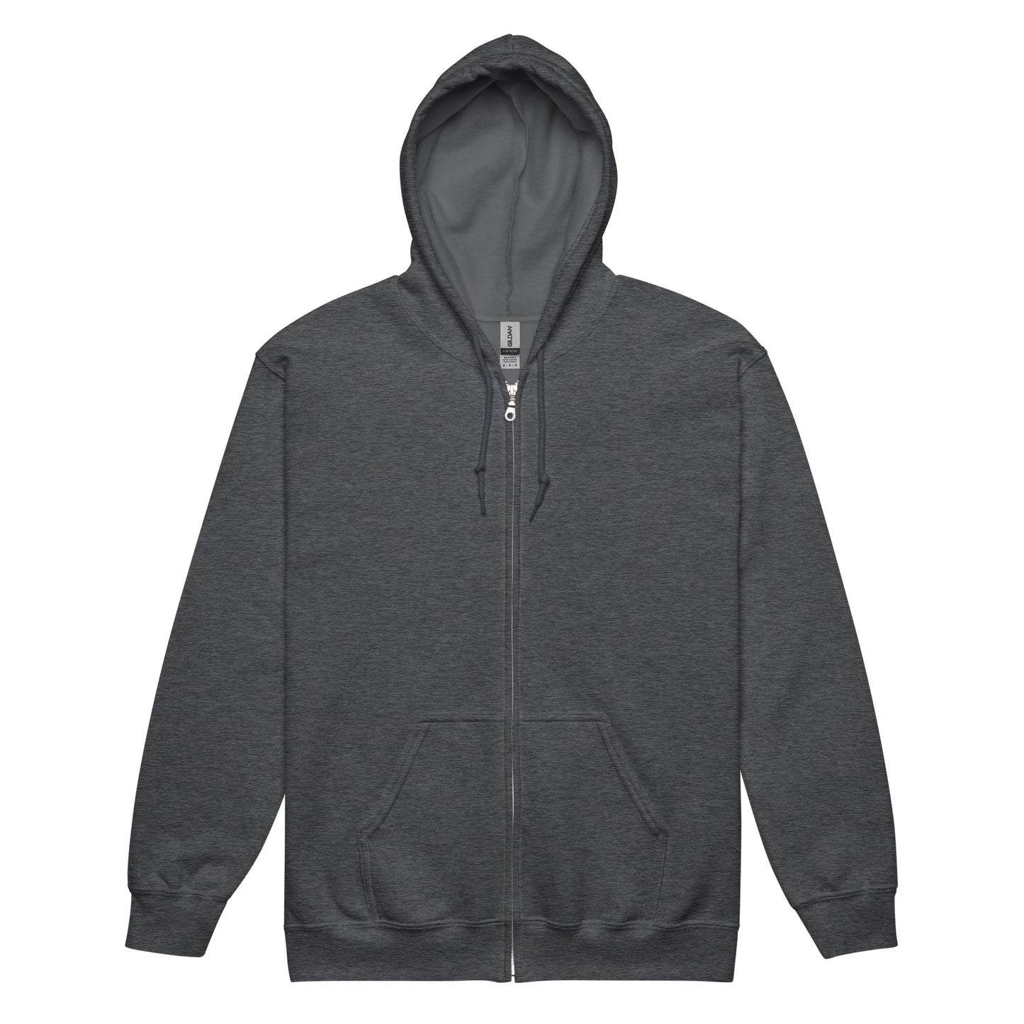 Nebuluxe Brilliance Heavy Harmony Fusion Zip Hoodie - Dark Heather - FLAKOUT