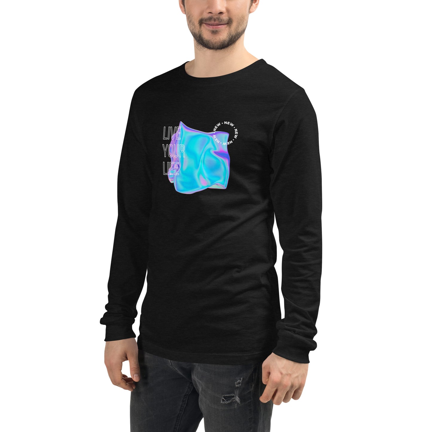 Vivid Existence Live Your Life Long Sleeve Tee - FLAKOUT