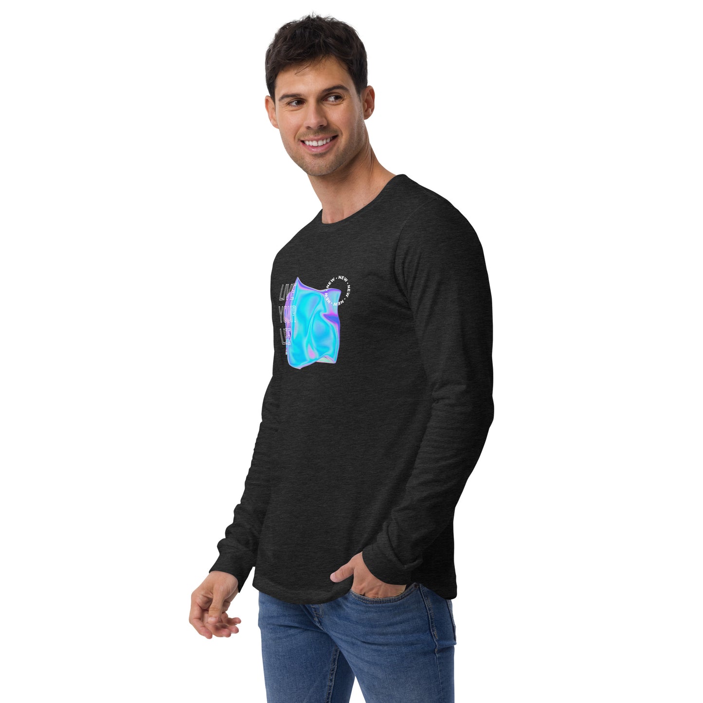 Vivid Existence Live Your Life Long Sleeve Tee - FLAKOUT