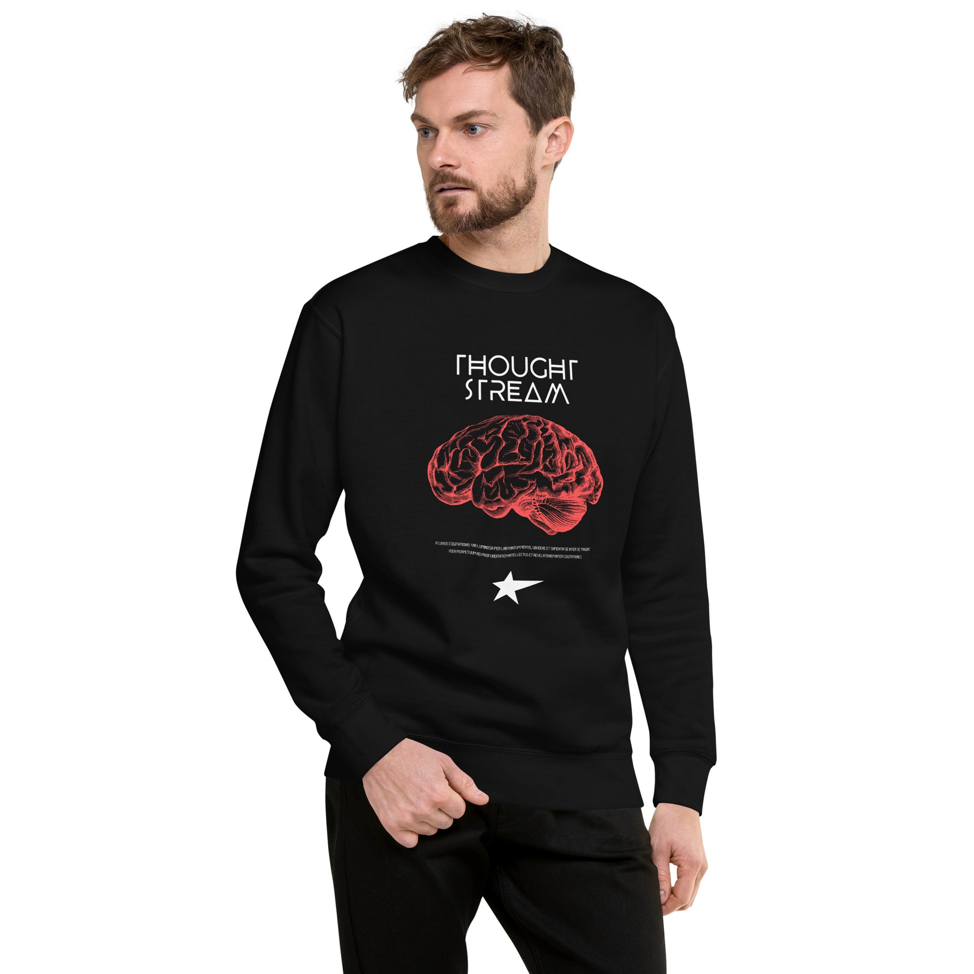 Thought Stream Unisex Fleece Sweatshirt - FLAKOUT