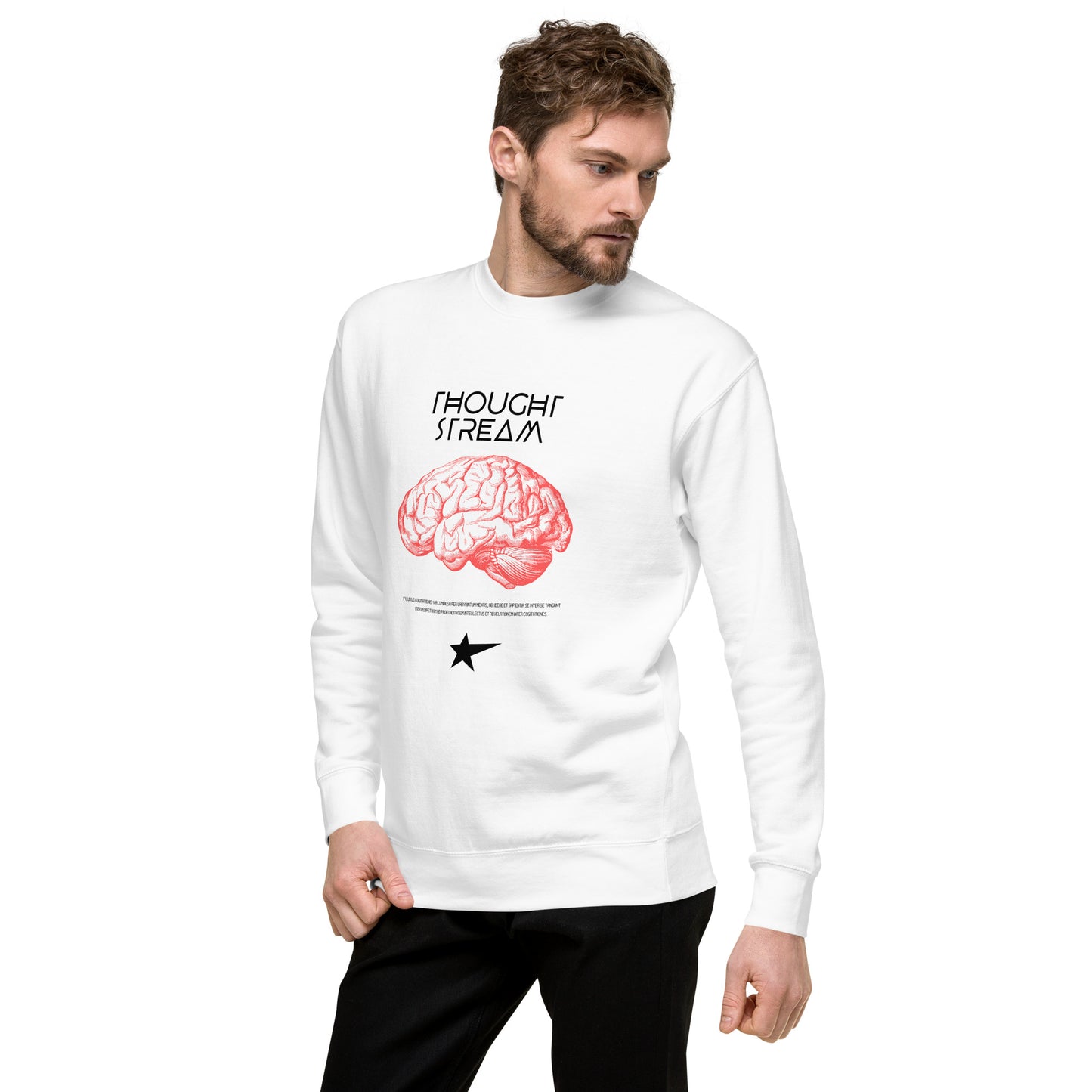 Thought Stream Unisex Fleece Sweatshirt - FLAKOUT