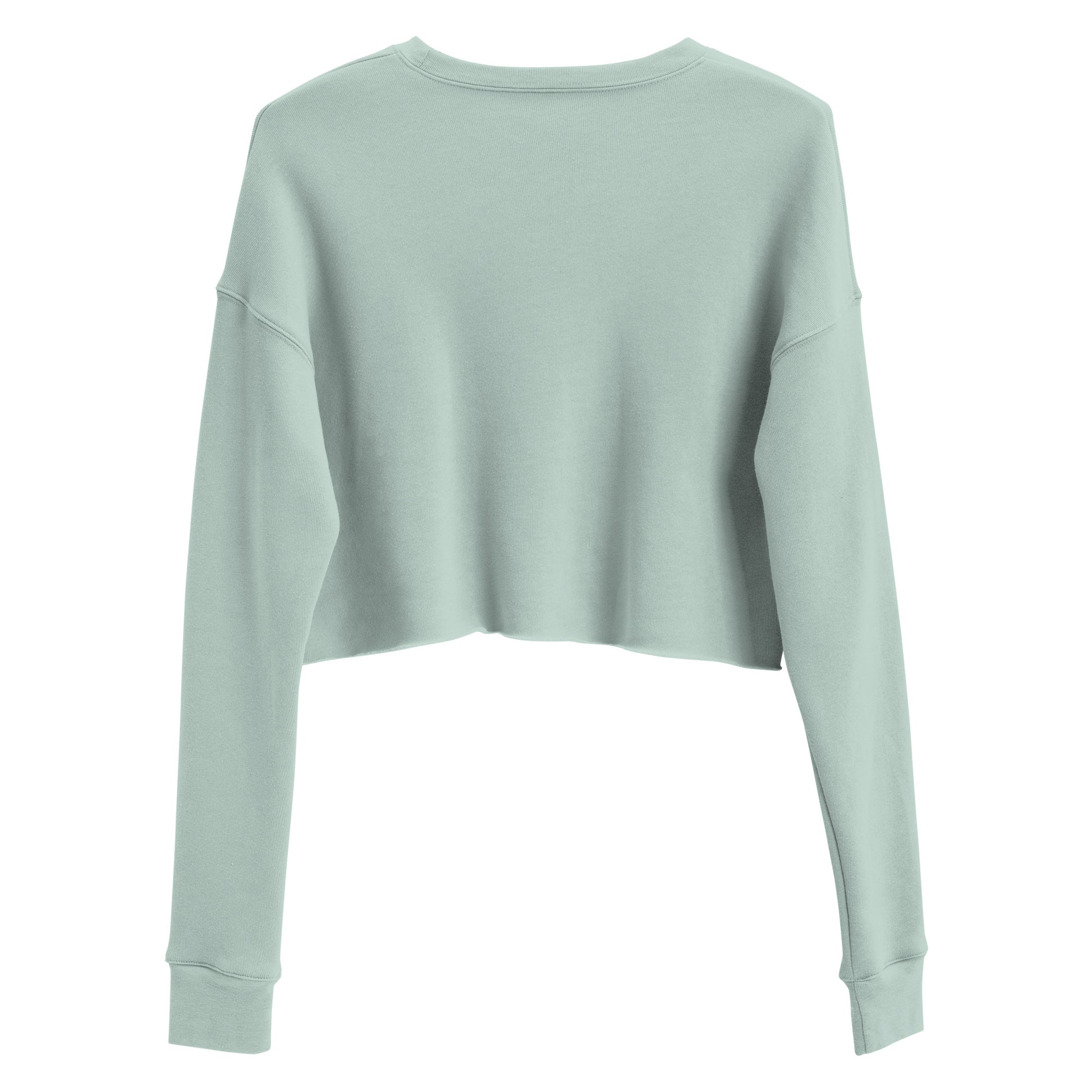 Gorgeous Opullent Allure Women's Crop Sweatshirt - Dusty Blue - FLAKOUT