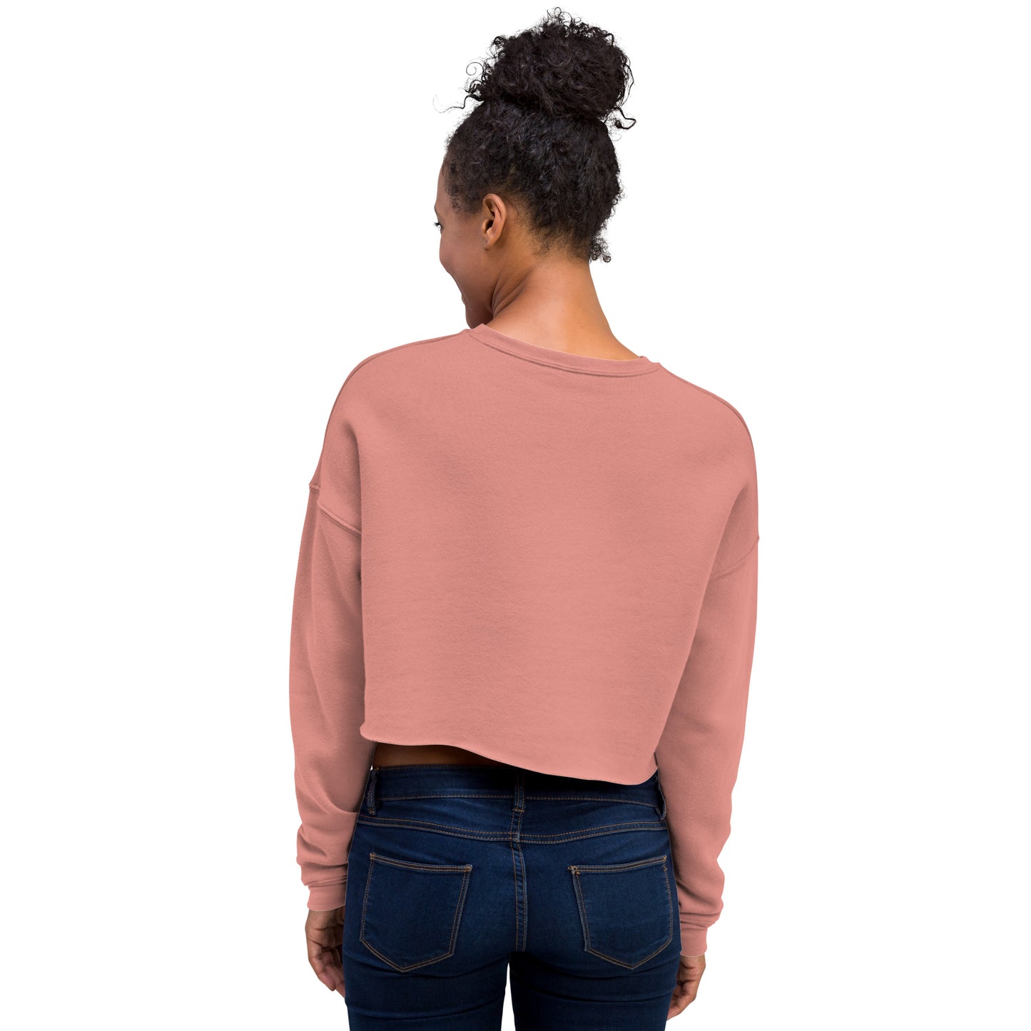 Fly High Voyager Women's Crop Sweatshirt - Mauve - FLAKOUT