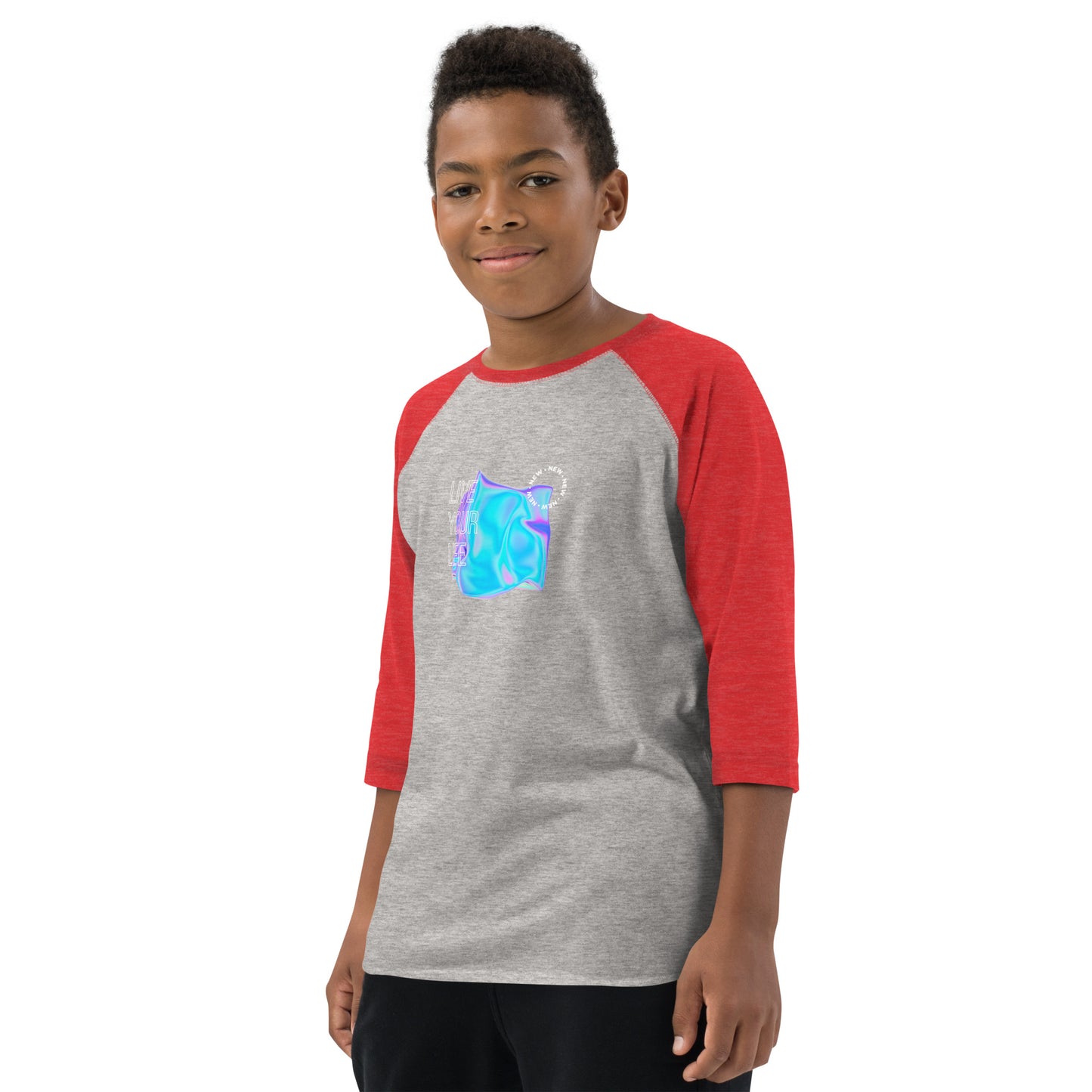 Vivid Existence Live Your Life Kid's Long Sleeve Shirt - FLAKOUT