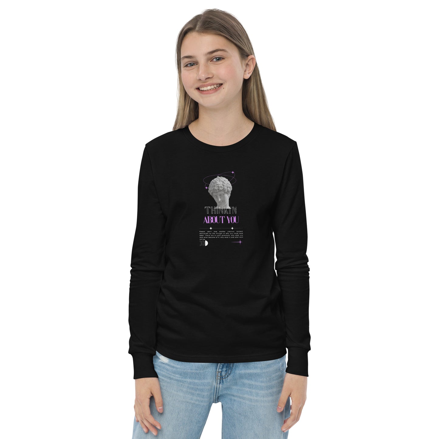 Mindfully Thinki'n About You Kid's Long Sleeve Shirt - FLAKOUT