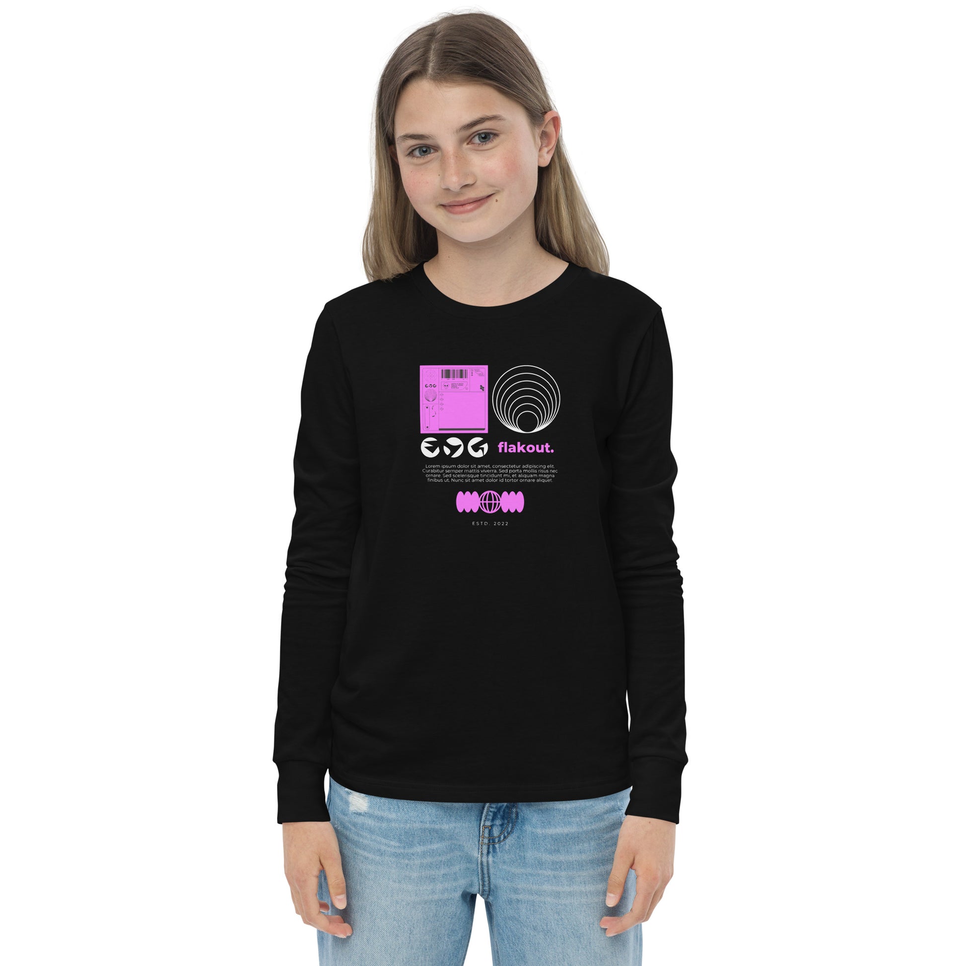 Kid's Long Sleeve Shirt Flakout. - FLAKOUT