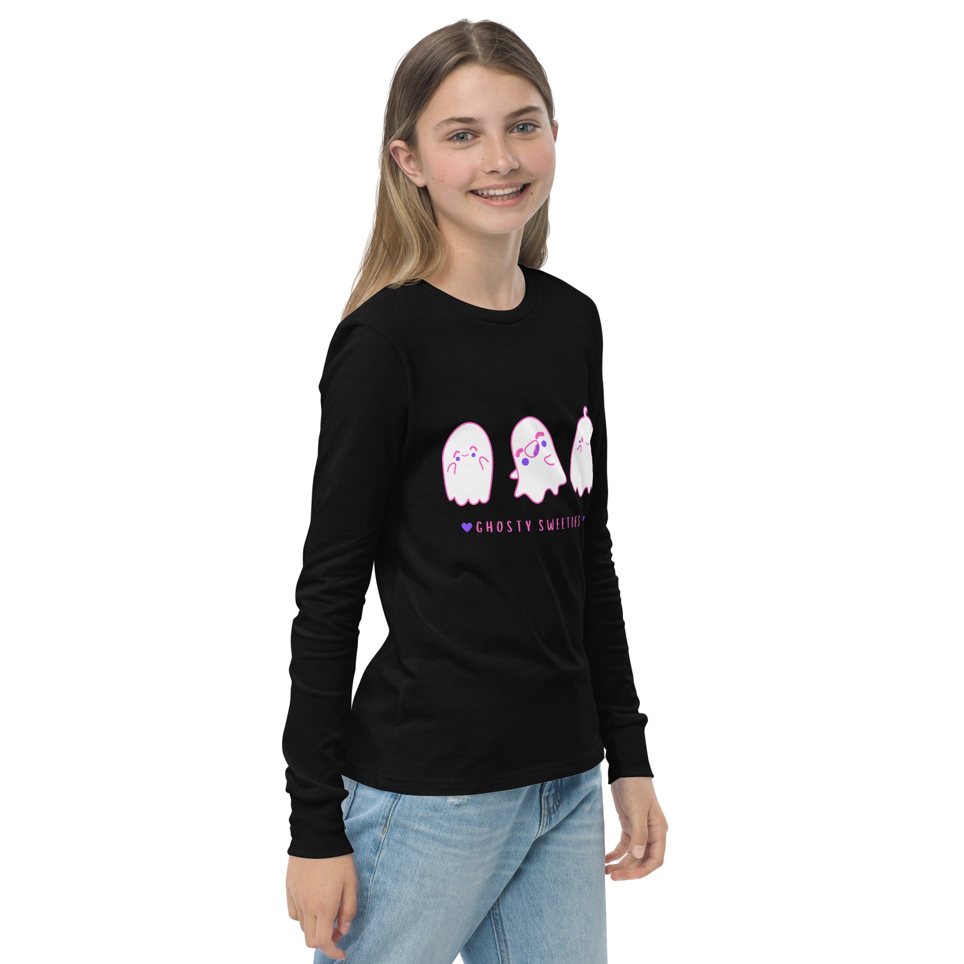 Ghosty Sweeties Girl's Long Sleeve Tee - FLAKOUT