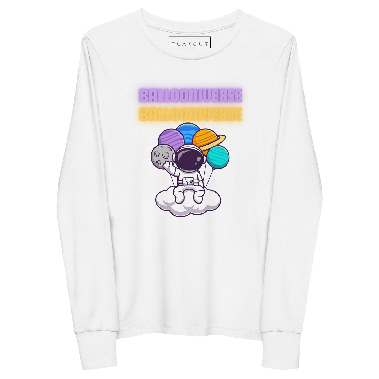 Ballooniverse Unisex Kid's Long Sleeve Tee - FLAKOUT